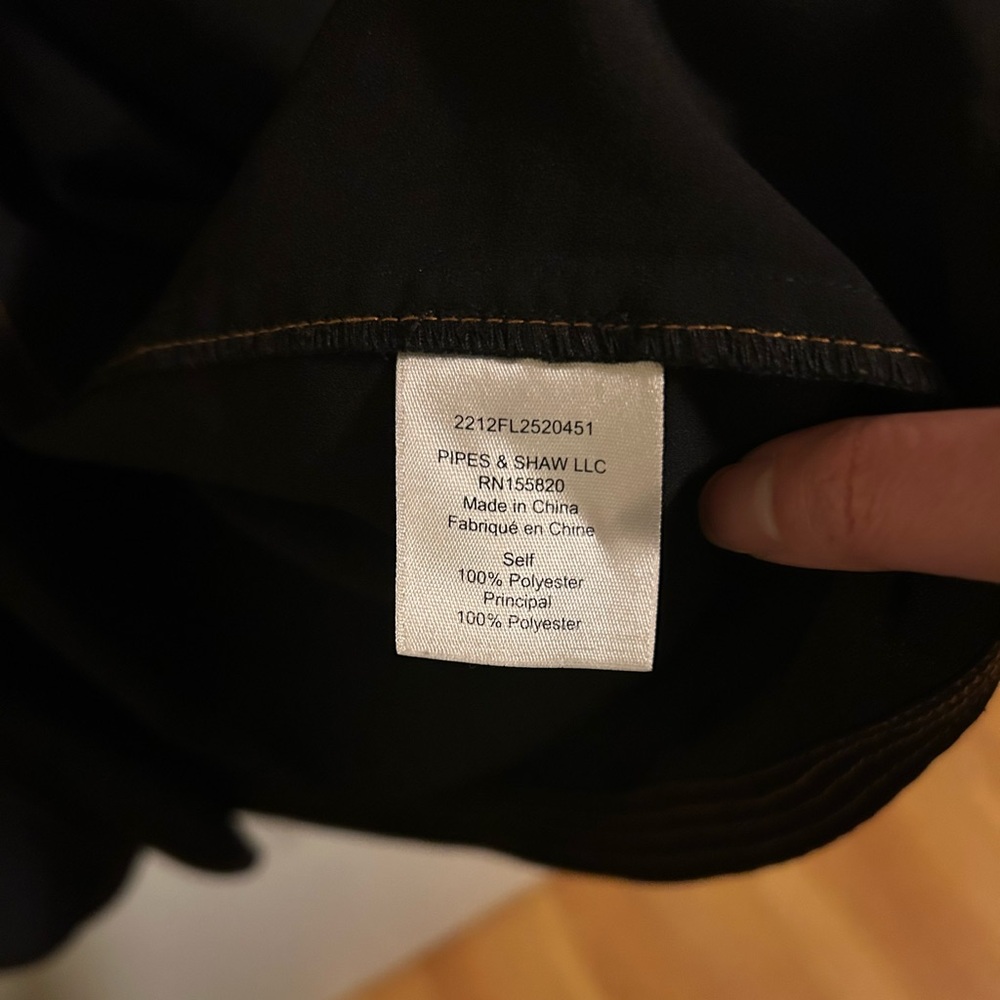 Black Veronica Beard Wrap Dress - Picture 5 of 6